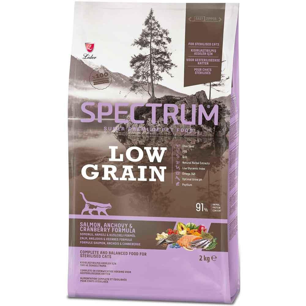 Spectrum Kısırlaştırılmış Kedi Maması Somonlu ve Yaban Mersinli 2 Kg 8698995027786 Amazon Pet Center