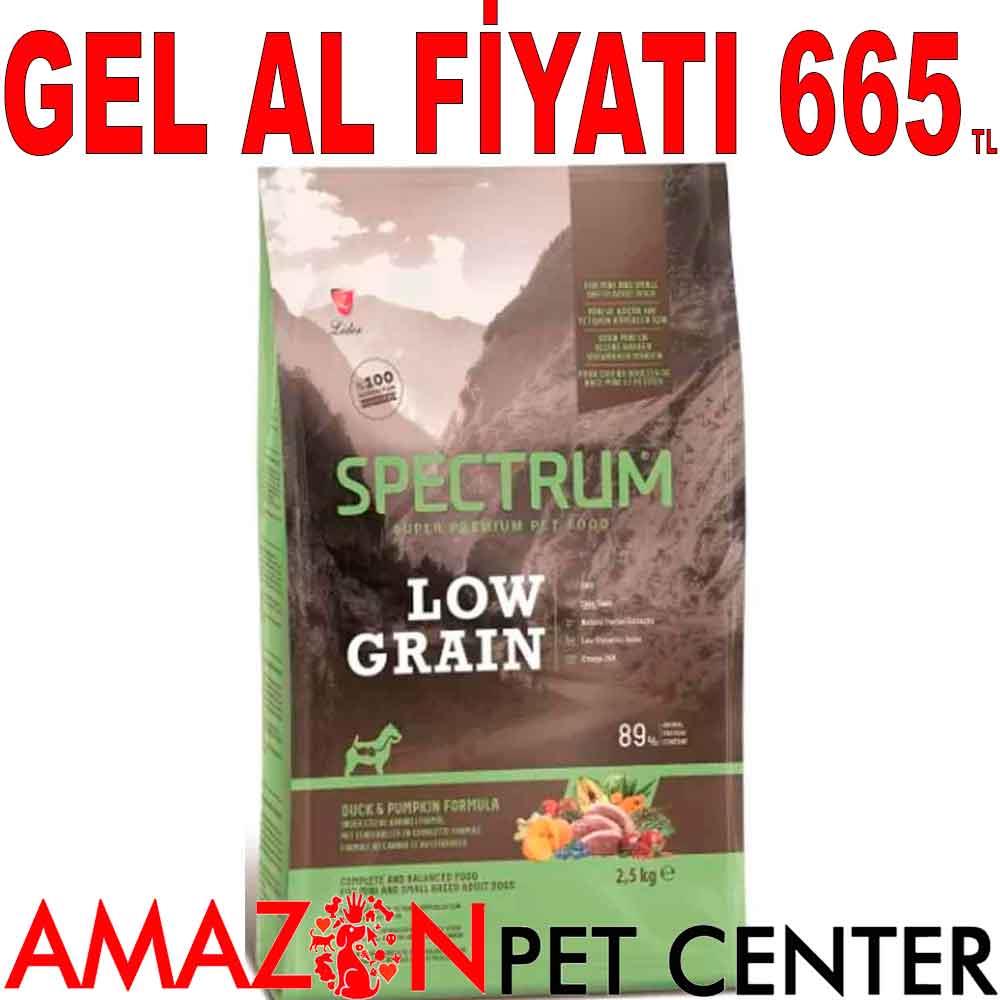 Spectrum Ördek Etli ve Bal Kabaklı Mini Irk Köpek Maması 2.5 Kg 18958003 Amazon Pet Center