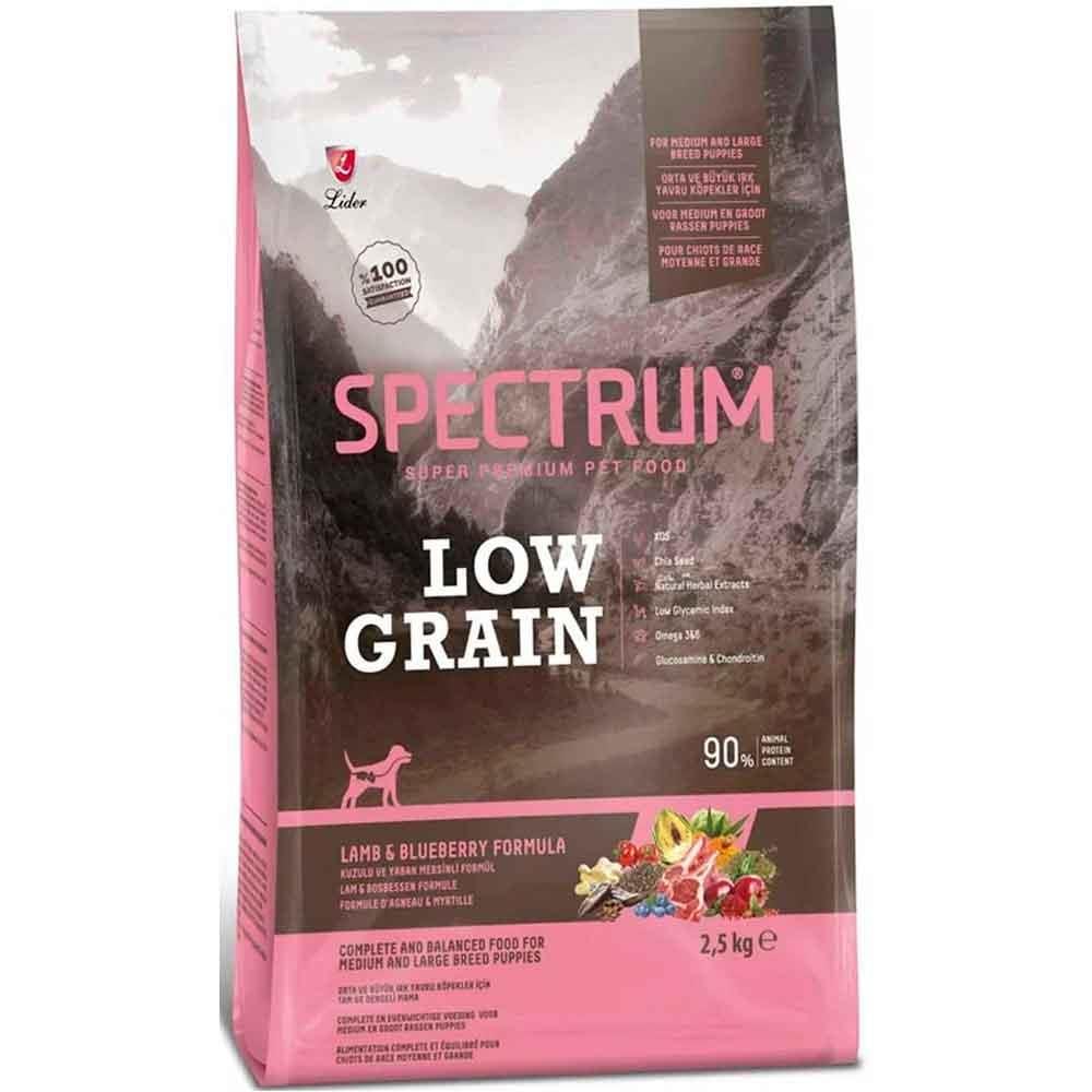 Spectrum Yavru Köpek Maması Kuzu Etli Yaban Mersinli Orta Irk 2.5 Kg 8698995027694 Amazon Pet Center