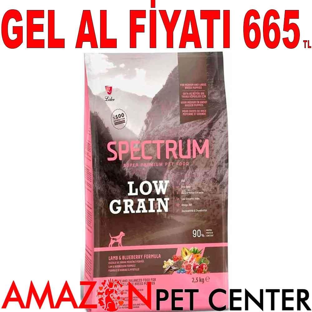 Spectrum Yavru Köpek Maması Kuzu Etli Yaban Mersinli Orta Irk 2.5 Kg 18952001 Amazon Pet Center