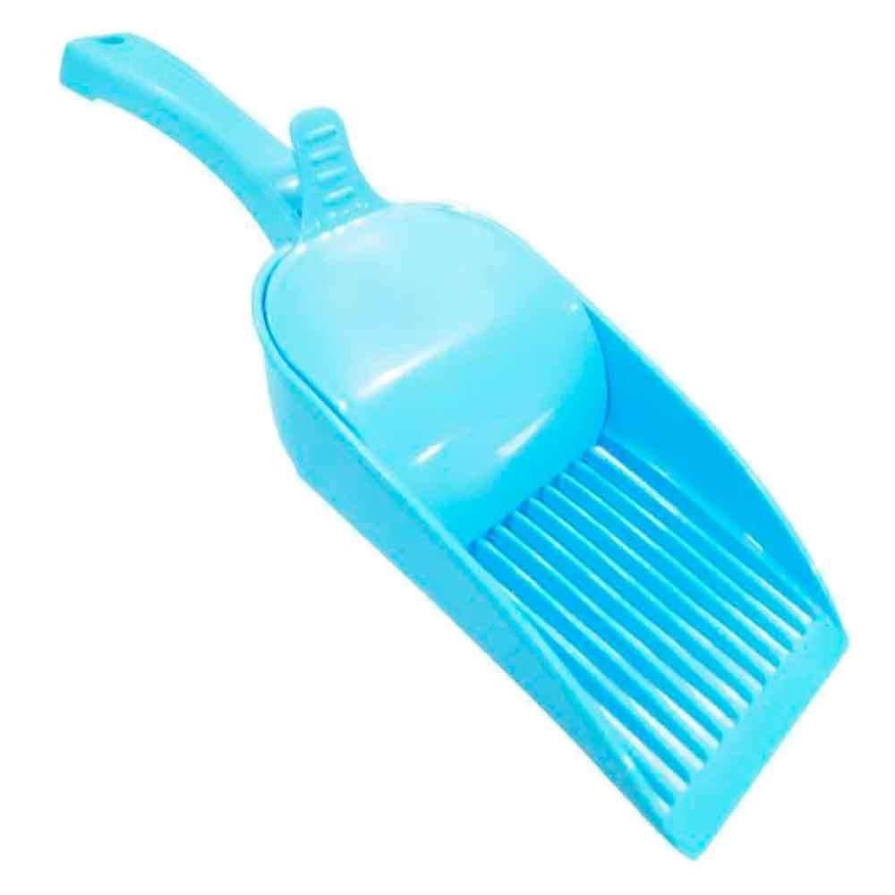 Strong Hazneli Kedi Kumu Toplama Küreği Mavi 35 Cm 1783000156418 Amazon Pet Center