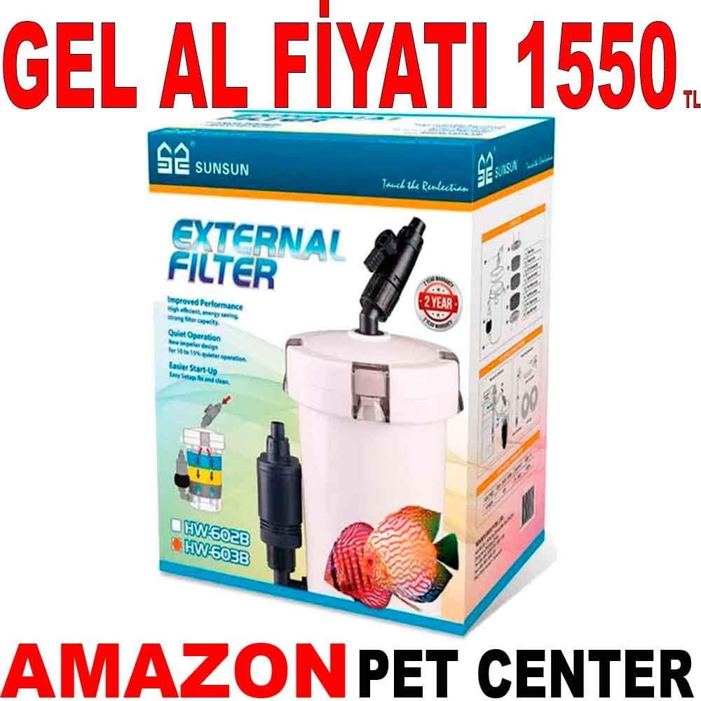 Sun Sun Hw-603B Akvaryum Dış Filtre 19204000 Amazon Pet Center