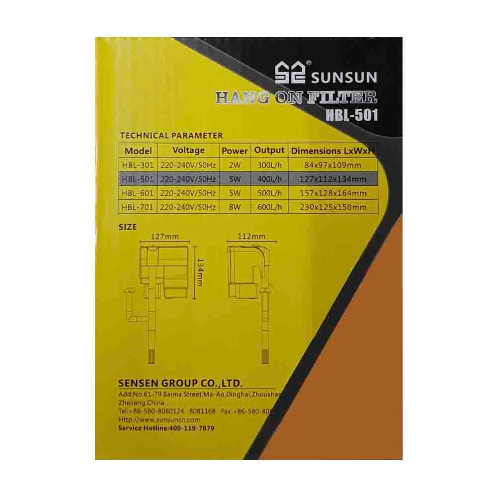 Sunsun Akvaryum Şelale Filtre 400 Lt/h 5 W 6955974957932 Amazon Pet Center