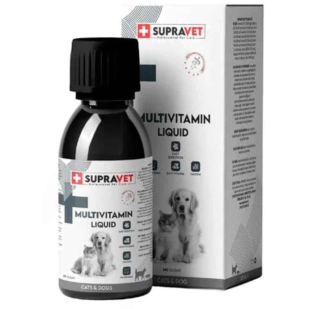 Supravet Kedi ve Köpekler İçin Multivitamin Damlası 100 ml 8680589182483 Amazon Pet Center