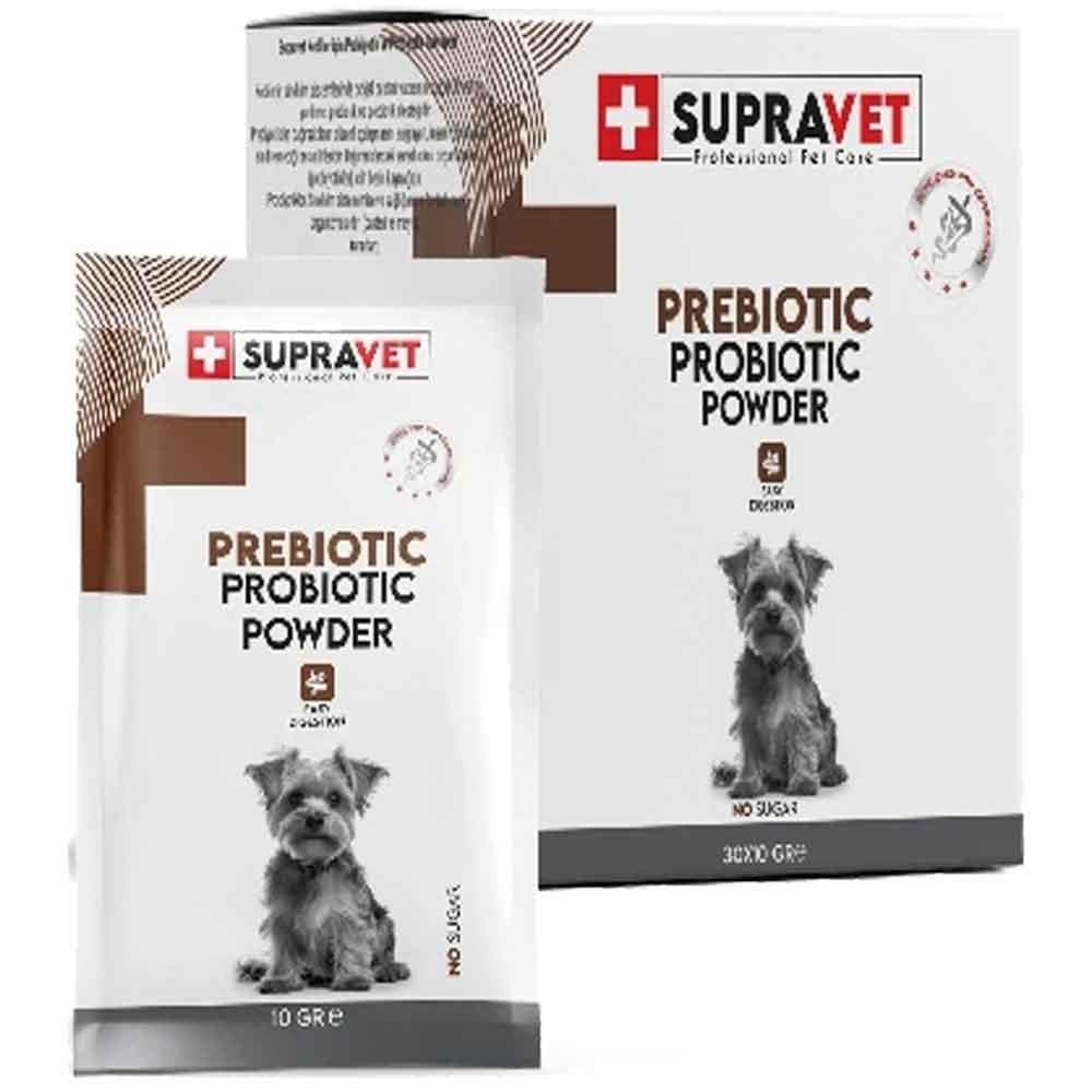 Supravet Köpek İçin Bağışıklık Güçlendirici Toz Probiyotik 30'lu Paket 8680589182704 Amazon Pet Center