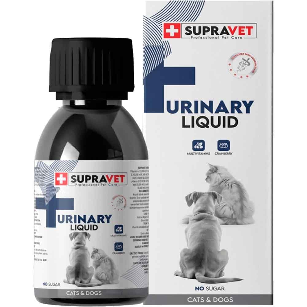 Supravet Urinary Kedi ve Köpek İçin İdrar Sağlığı Sistem Destekleyici Sıvı Damla 100 Ml 8680589182780 Amazon Pet Center