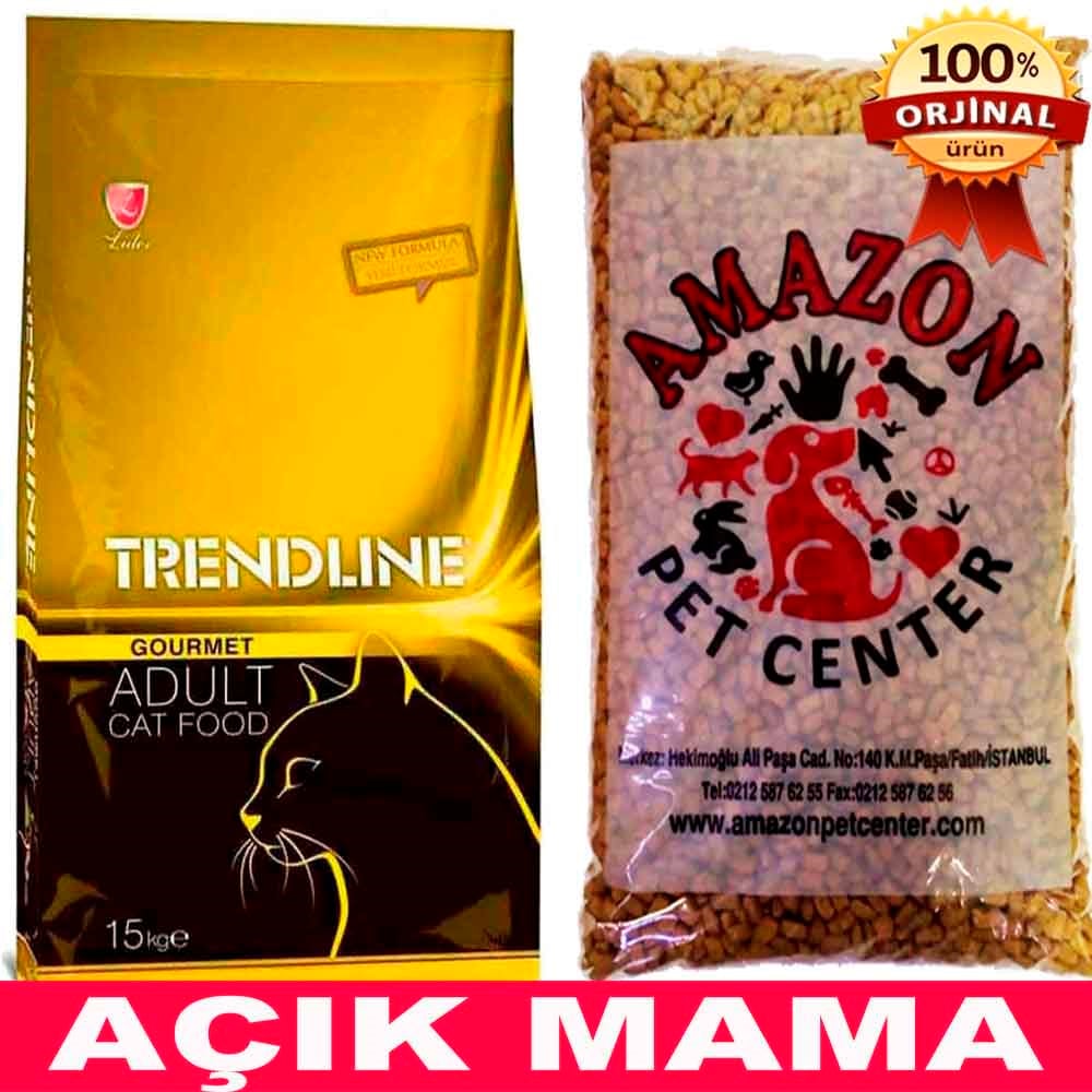 Trendline Gourmet Kedi Maması Açık 1 Kg 32112344 Tredline Açık Kedi Maması Amazon Pet Center