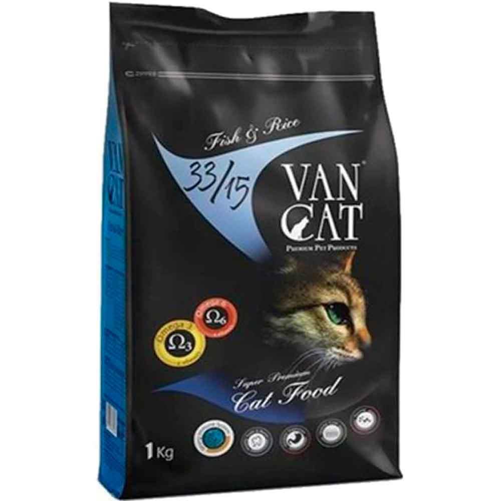 Vancat Balıklı Pirinçli Kuru Kedi Maması 1 Kg 8699245856460 Amazon Pet Center
