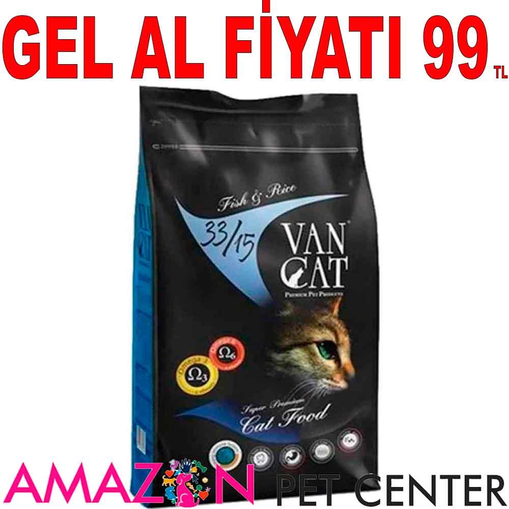 Vancat Kedi Maması Balıklı 1 Kg 21900006 Amazon Pet Center