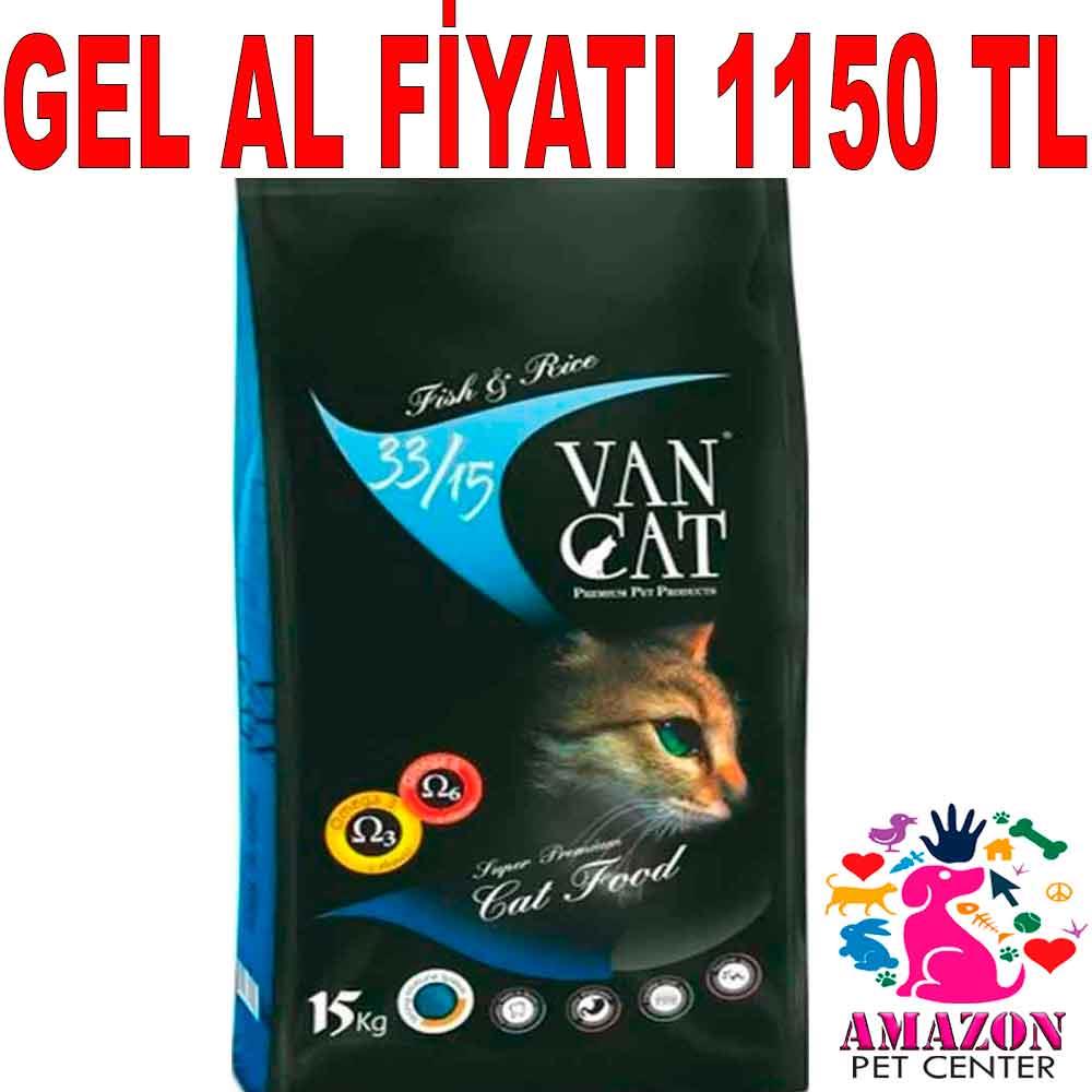 Vancat Kedi Maması Balıklı 15 Kg 19753003 Amazon Pet Center