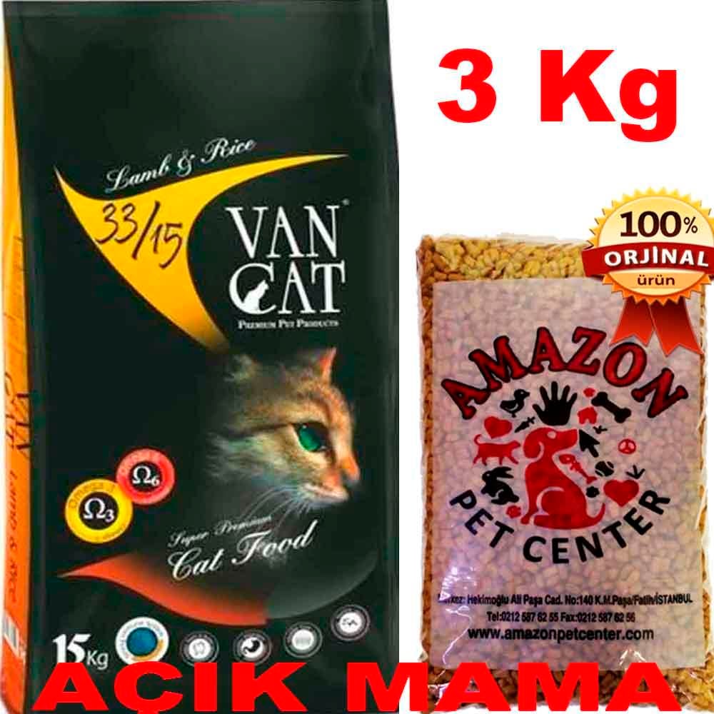 Vancat Kuzu Etli Kedi Maması Açık 3 Kg 32136708 Amazon Pet Center