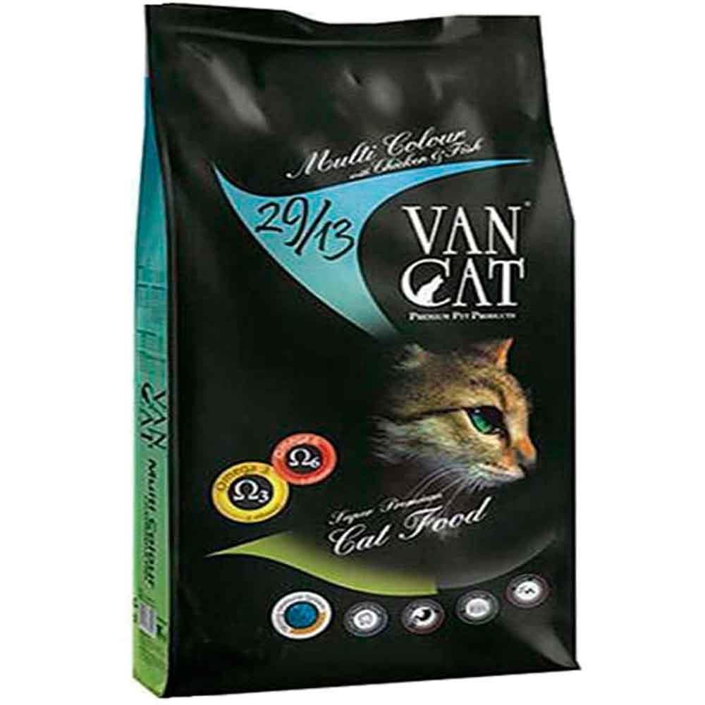 Vancat Multi Color Tavuklu Balıklı Yetişkin Kedi Maması 1kg 8699245856484 Amazon Pet Center