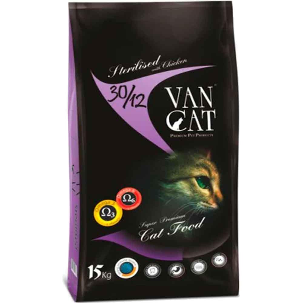 Vancat Sterilised Tavuklu Kısırlaştırılmış Kedi Maması 15 Kg 8699245865073 Amazon Pet Center