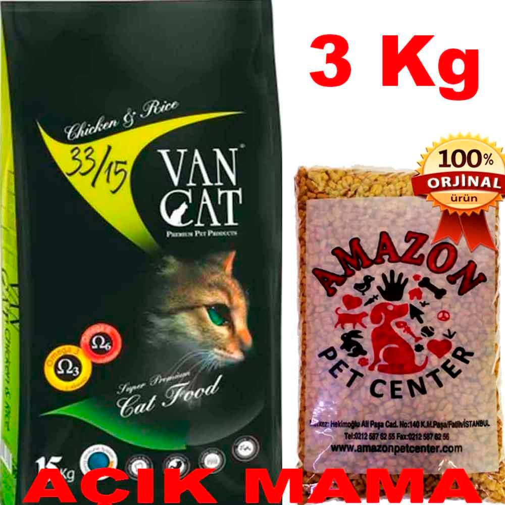 Vancat Tavuklu Kedi Maması Açık 3 Kg 32136661 Amazon Pet Center