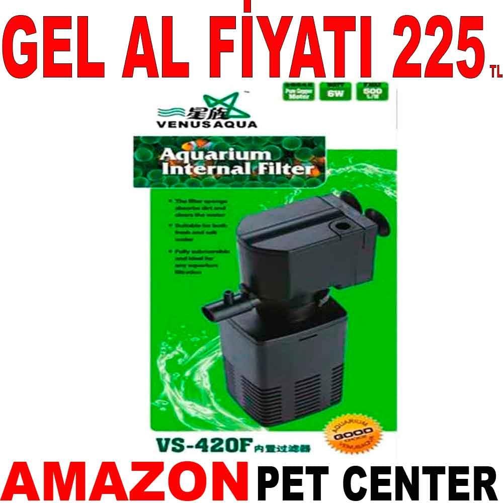 Venus Aqua Akvaryum İç Filtre VS420F 500 L/S 5W 22059000 Amazon Pet Center