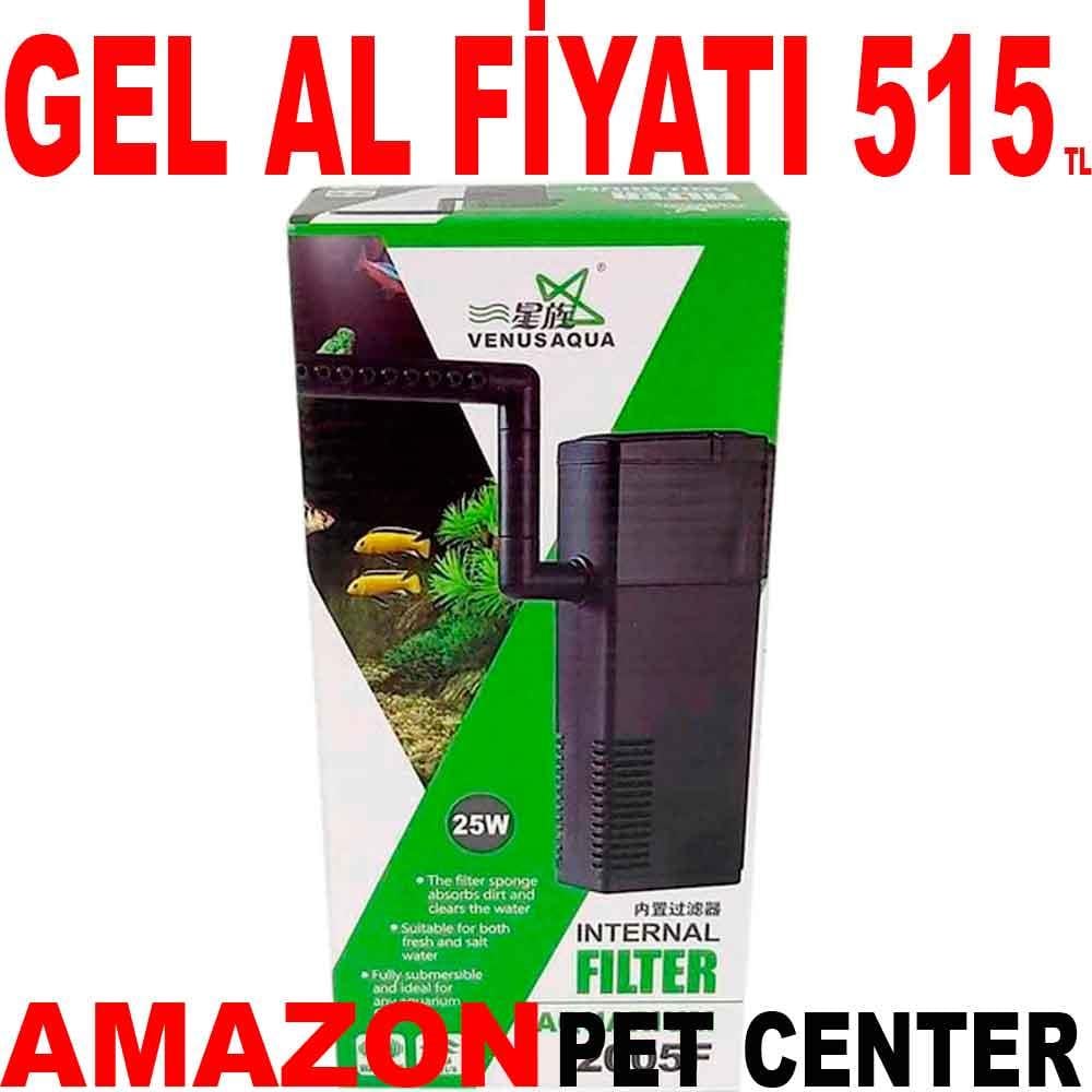 Venusaqua Akvaryum İç Filtre 2005F 25W 22056009 Amazon Pet Center