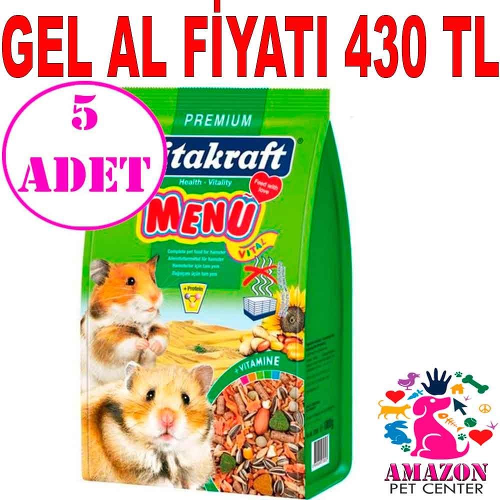 Vitakraft Hamster Yemi Menü Vital 1 Kg 5 AD 19589008 Amazon Pet Center