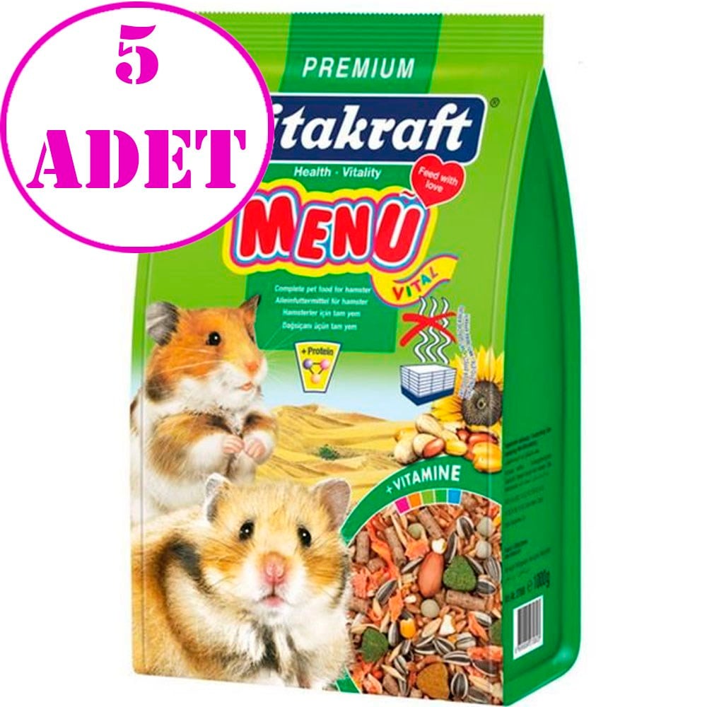 Vitakraft Menü Vital Hamster Yemi 1 Kg 5 AD 32107982 Amazon Pet Center