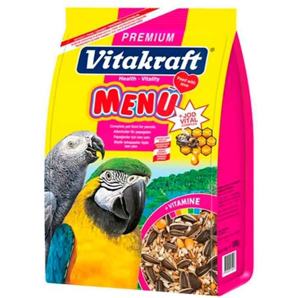 Vitakraft Premium Menü Jod Vital Papağan Yemi 1 Kg 8699004270407 Amazon Pet Center