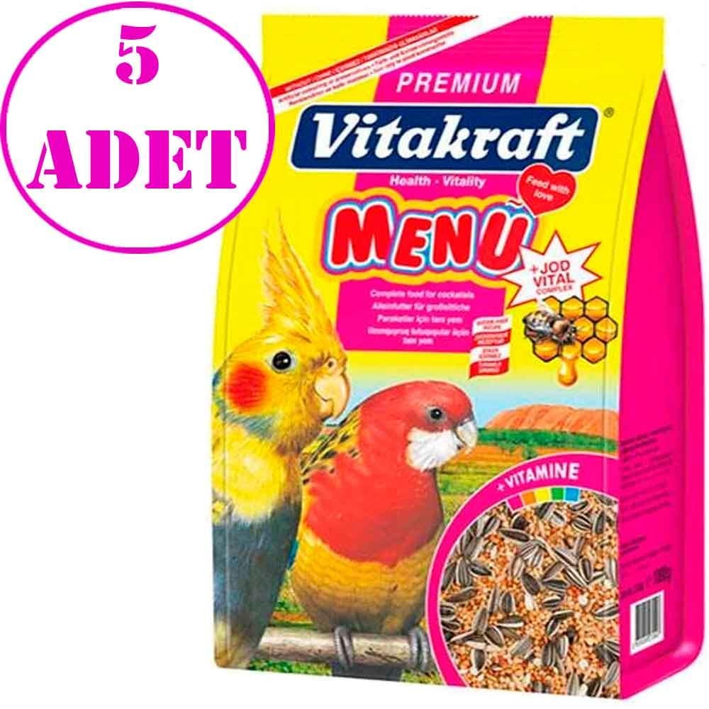 Vitakraft Premium Menü Jod Vital Paraket Yemi 1 Kg 5 AD 32108323 Amazon Pet Center