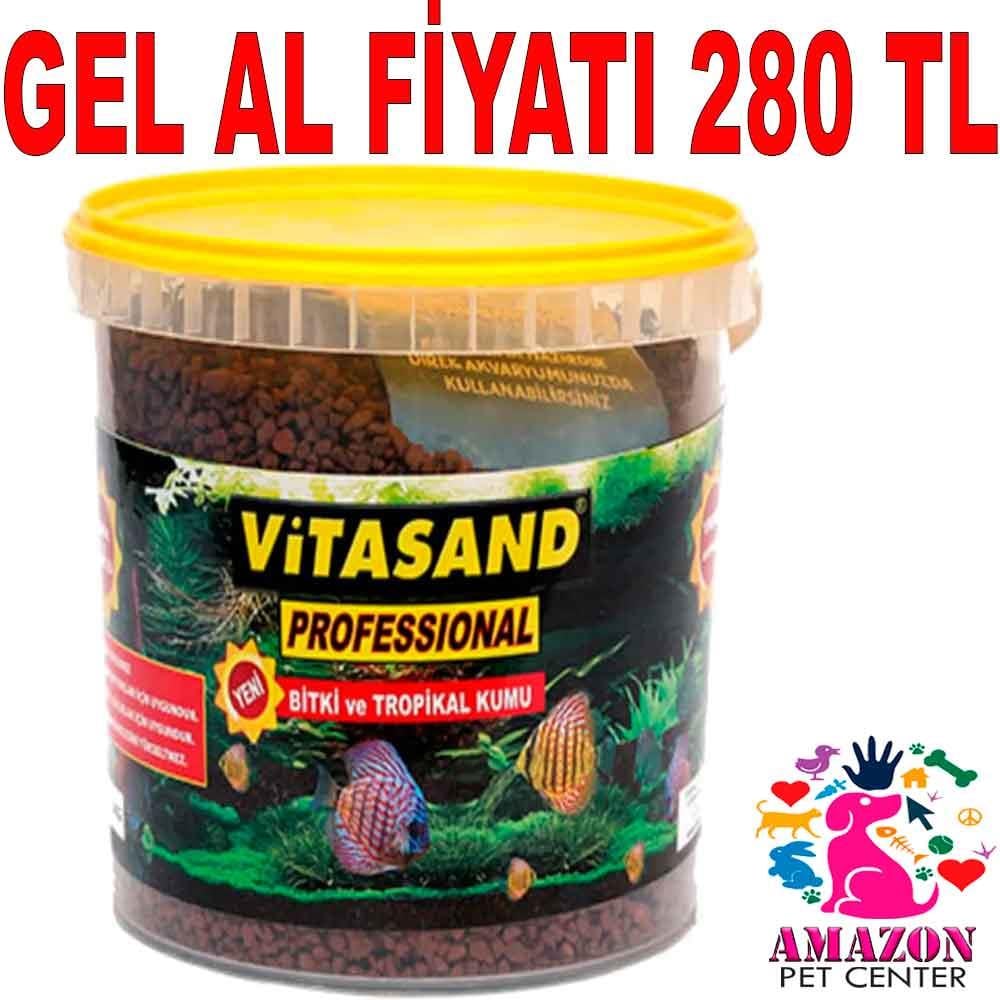 Vitasand Akvaryum Bitki Kumu Kırmızı Pro-92 8,5 Kg 20436001 Amazon Pet Center