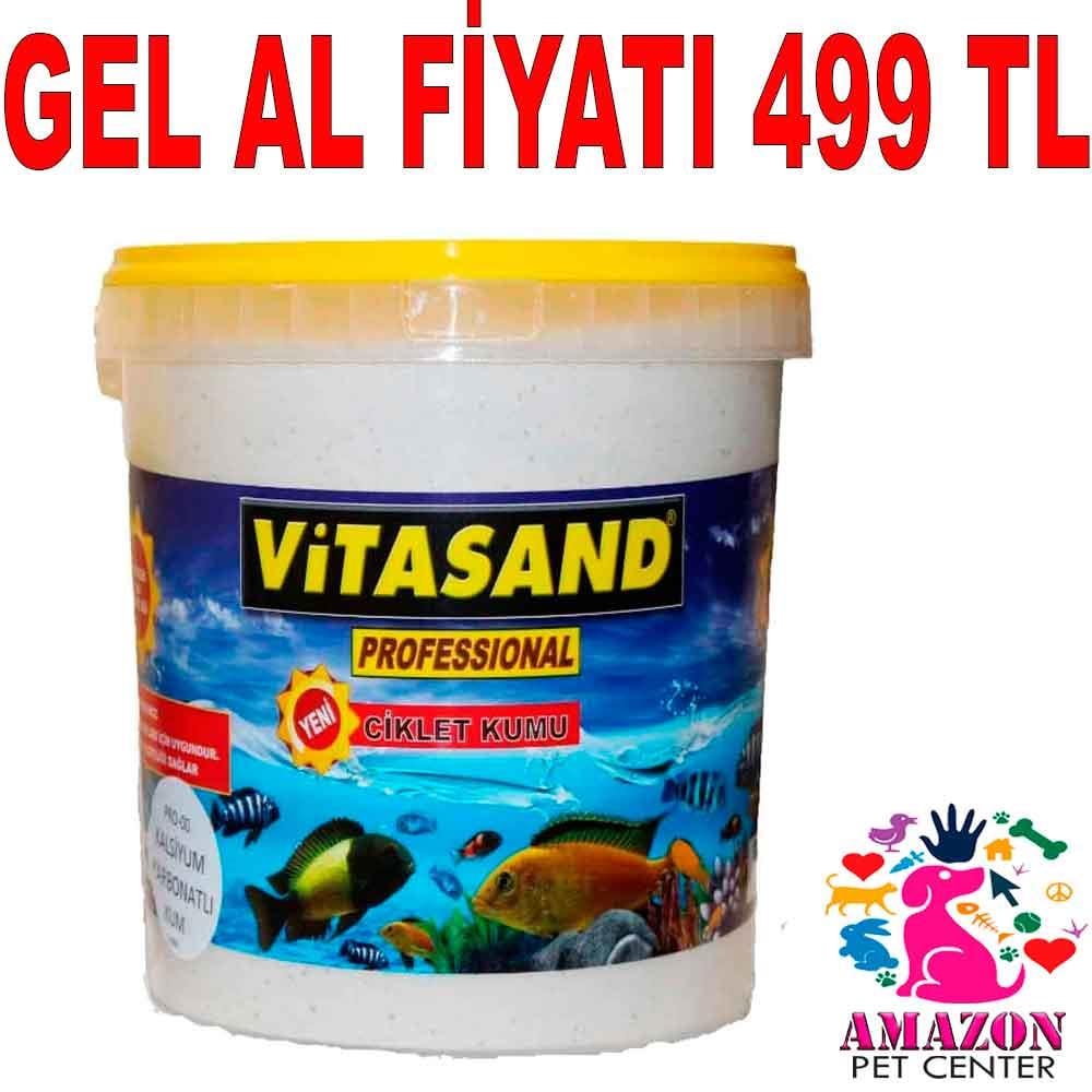 Vitasand Kalsiyum Karbonatlı Akvaryum Kumu Pro-01 20 Kg Kova 20434007 Amazon Pet Center
