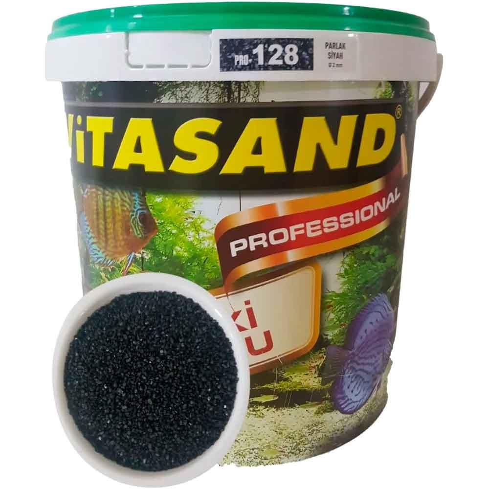 Vitasand Parlak Siyah Akvaryum Kumu 2 Mm 20 Kg 32128321 Amazon Pet Center