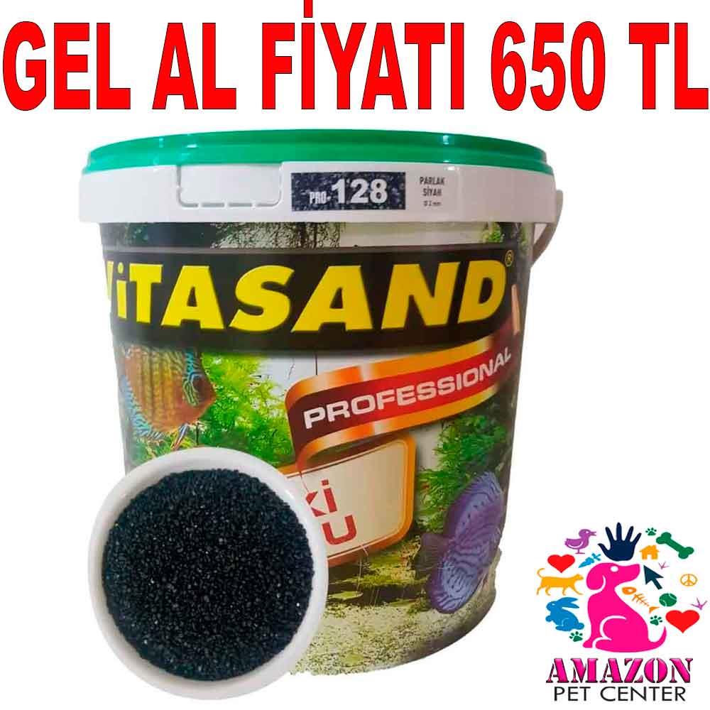 Vitasand Parlak Siyah Akvaryum Kumu 2 Mm 20 Kg 20432003 Amazon Pet Center