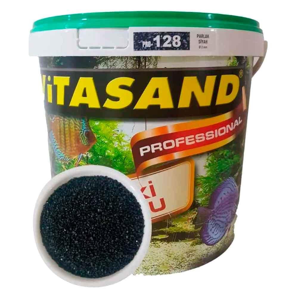 Vitasand Parlak Siyah Akvaryum Kumu Pro-128 8.5 Kg Kova 32128338 Amazon Pet Center
