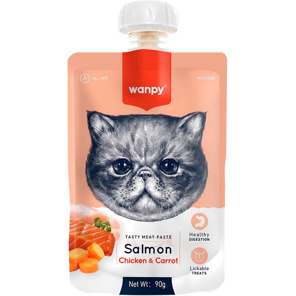 Wanpy Kedi Ödülü Somonlu Tavuklu Ezme 90 Gr 6927749871538 Amazon Pet Center