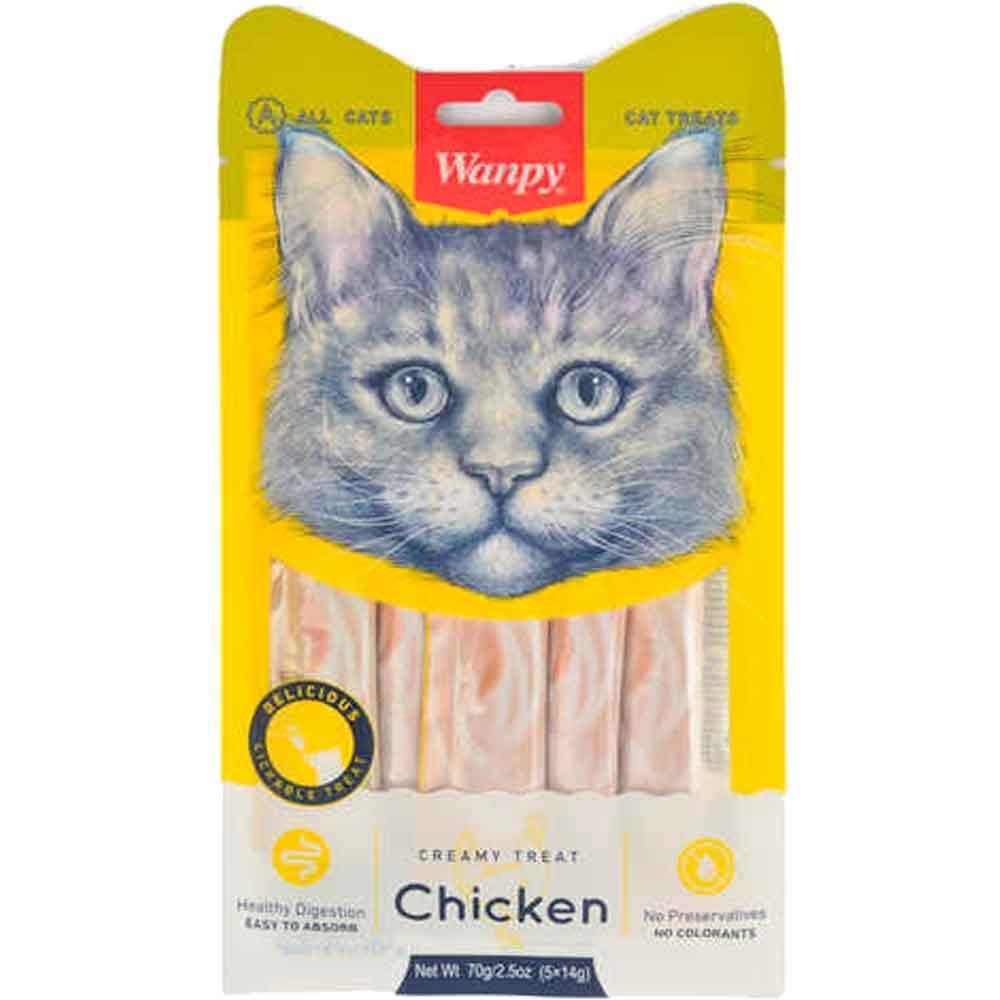 Wanpy Kedi Ödülü Tavuklu Likit Sıvı 14 Gr X 5 Li 8681299607129 Amazon Pet Center