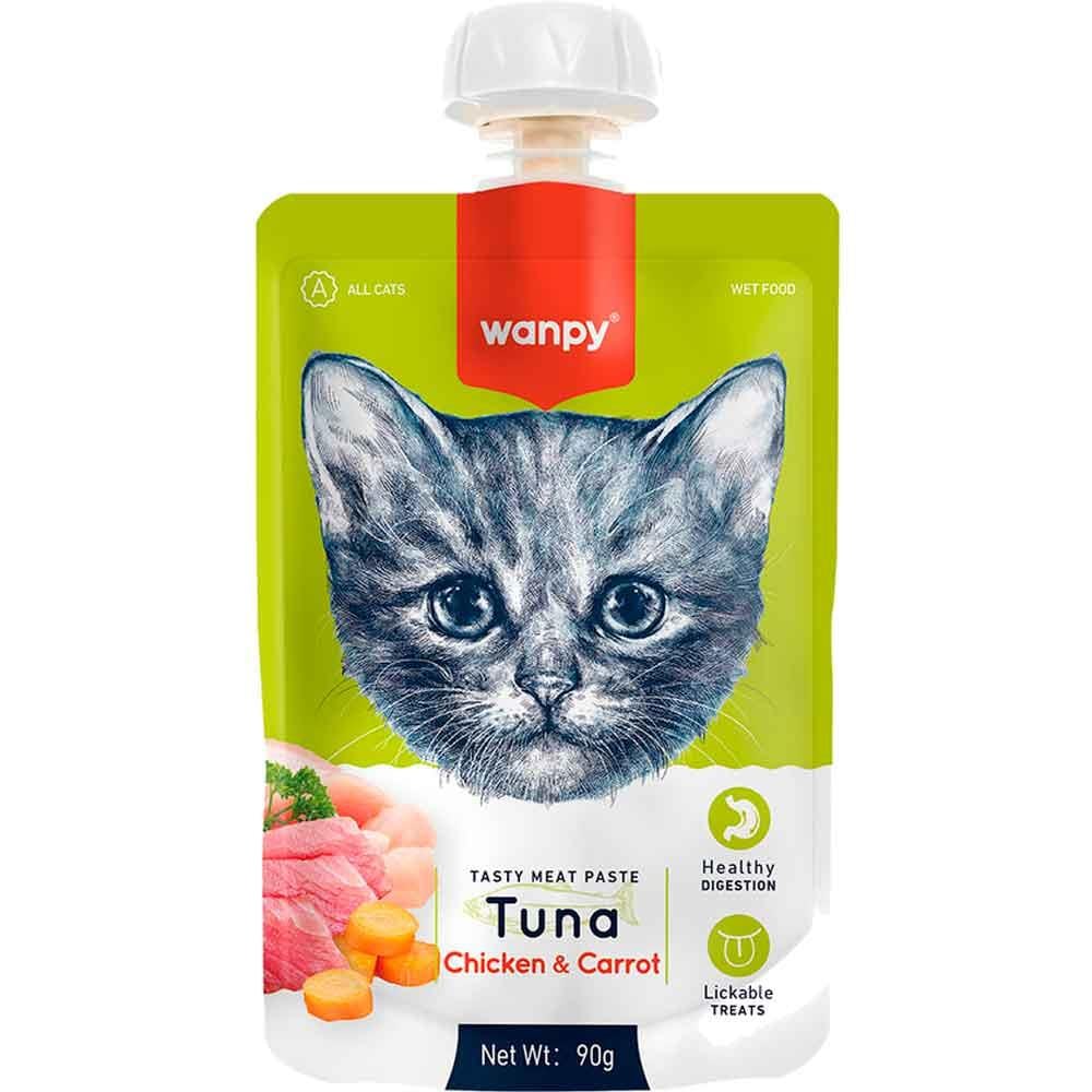 Wanpy Kedi Ödülü Ton Balıklı Tavuklu Ezme 90 Gr 6927749871545 Amazon Pet Center