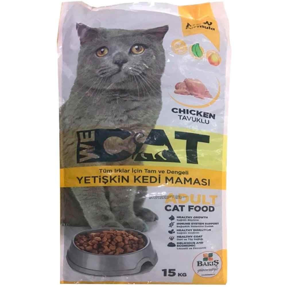 We Cat Tavuklu Yetişkin Kedi Maması 15 Kg 8683690222048 Amazon Pet Center