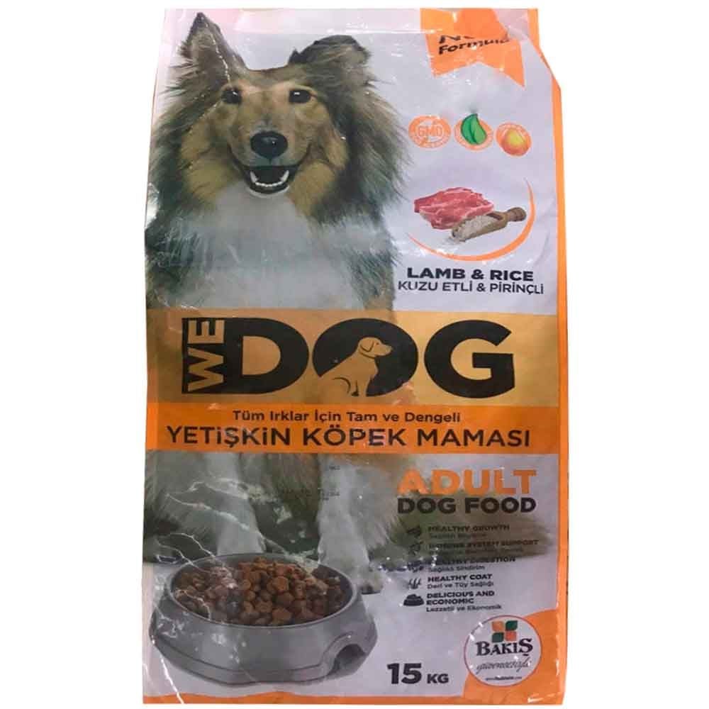 We Dog Kuzu Etli Yetişkin Köpek Maması 15 Kg 8683690222017 Amazon Pet Center