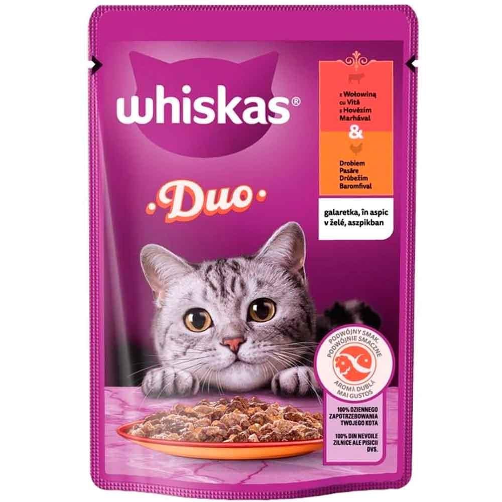 Whiskas Duo Kümes Hayvanlı ve Sığırlı Kedi Maması 85 Gr 4770608262488 Amazon Pet Center