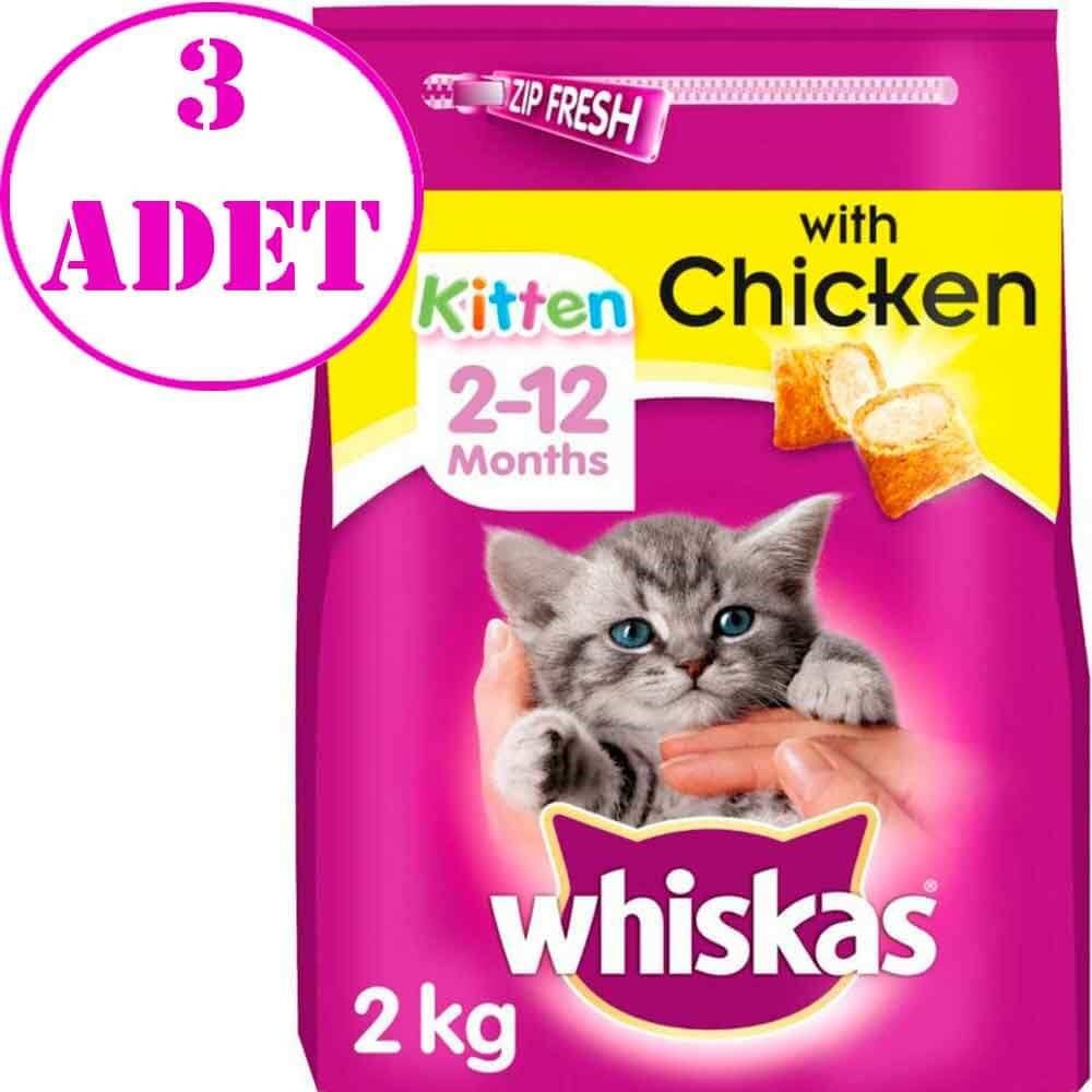 Whiskas Junior Tavuklu Yavru Kedi Maması 2 Kg 3 AD 32122022 whiskas Yavru Kedi Mamaları Amazon Pet Center