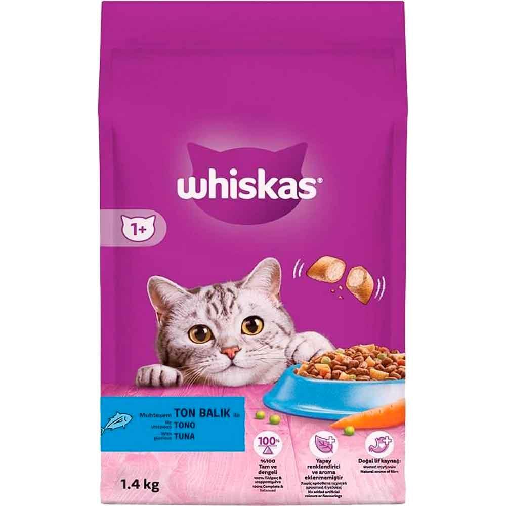 Whiskas Kuru Kedi Maması Ton Balıklı Ve Sebzeli 1,4 kg 5900951304385 Amazon Pet Center