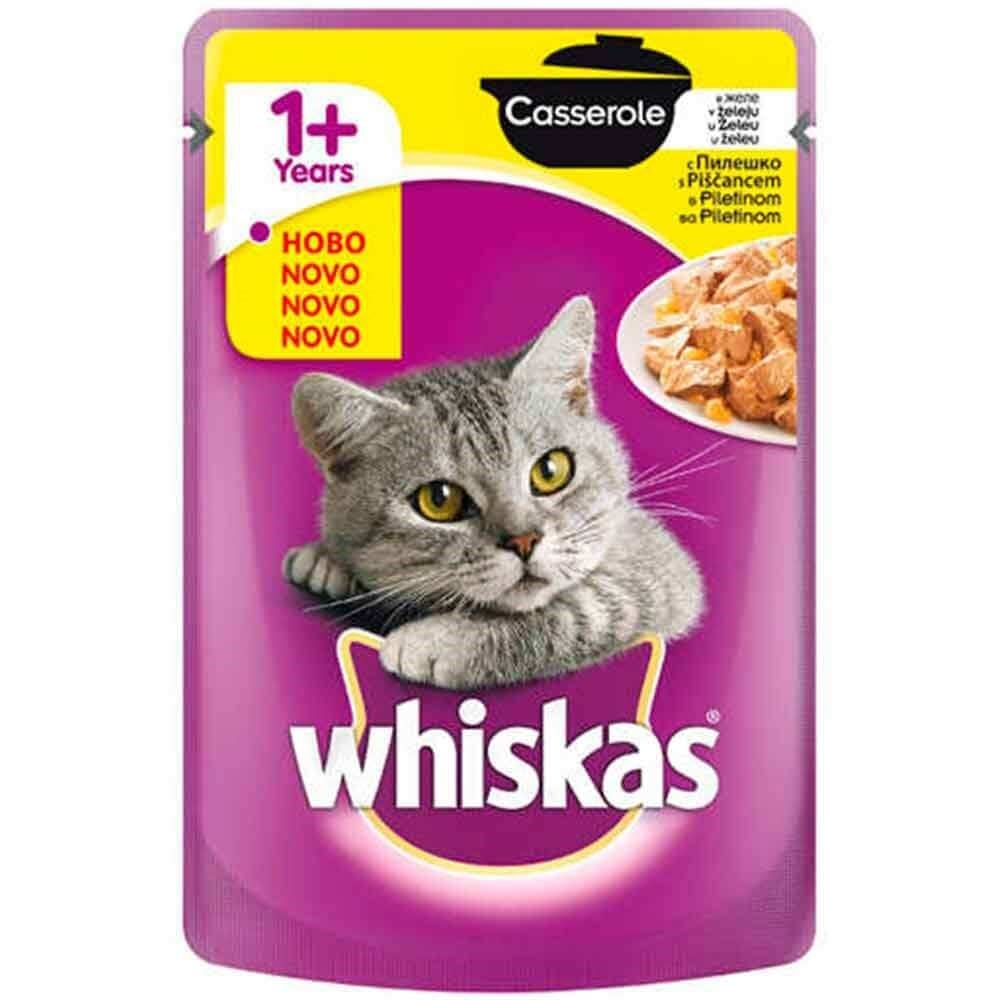 Whiskas Pouch Güveç Tavuklu Kedi Konservesi 85 gr 5900951263187 whiskas Yetişkin Kedi Konserve Mamaları Amazon Pet Center