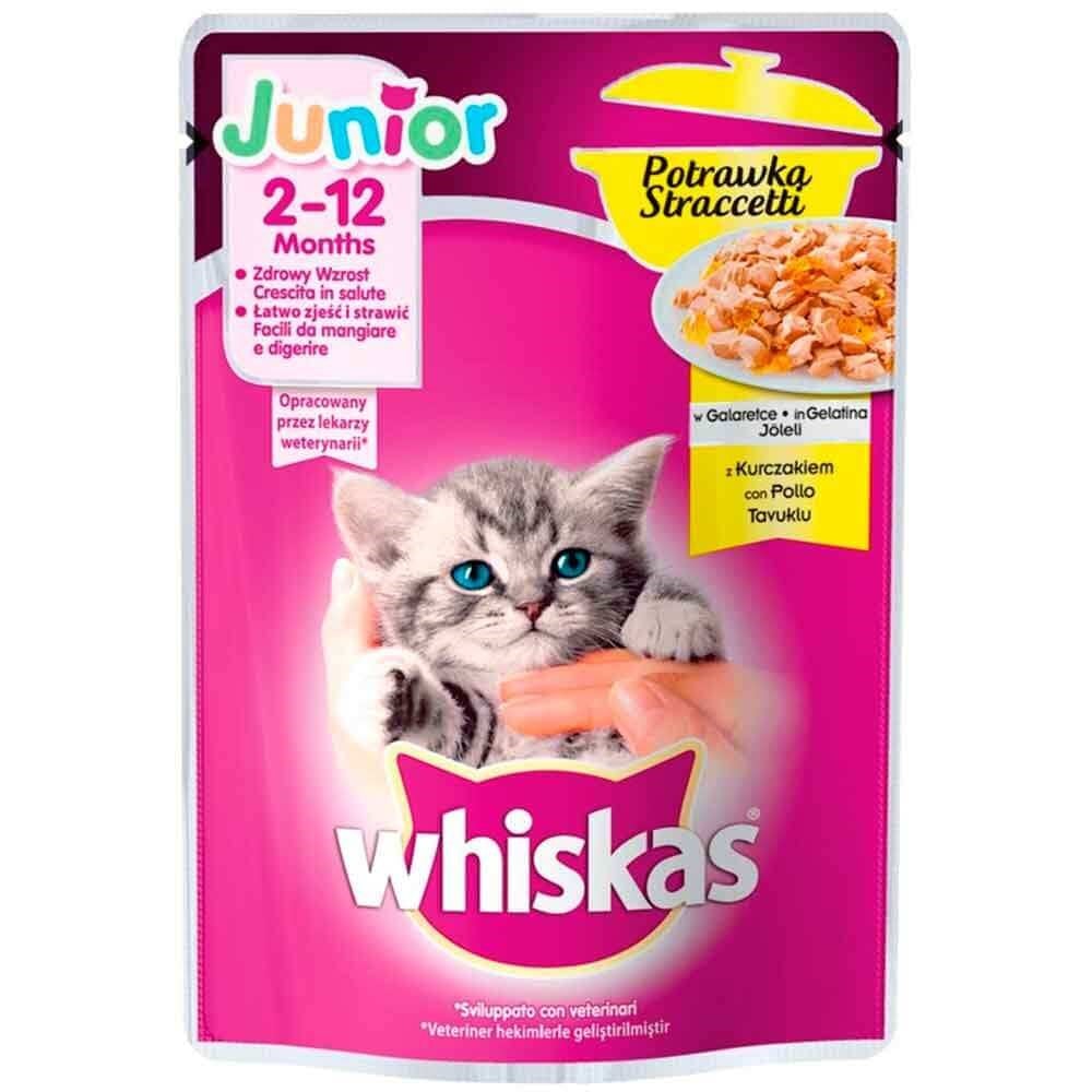 Whiskas Pouch Güveç Tavuklu Yavru Kedi Konservesi 85 Gr 5900951272820 whiskas Yetişkin Kedi Konserve Mamaları Amazon Pet Center
