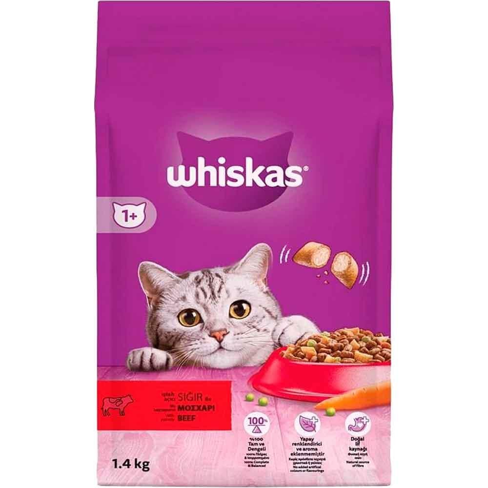 Whiskas Sığır Etli Kedi Maması 1,4 kg 5998749144121 Amazon Pet Center