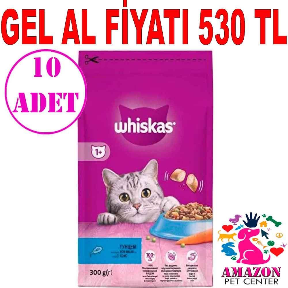 Whiskas Ton Balıklı ve Sebzeli Kedi Maması 300 gr 10 AD 20706005 Amazon Pet Center