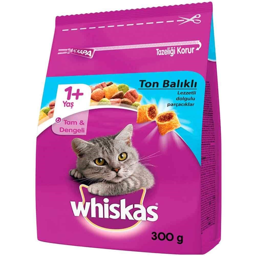 Whiskas Ton Balıklı ve Sebzeli Kedi Maması 300 gr 5900951014093 whiskas Yetişkin Kedi Mamaları Amazon Pet Center