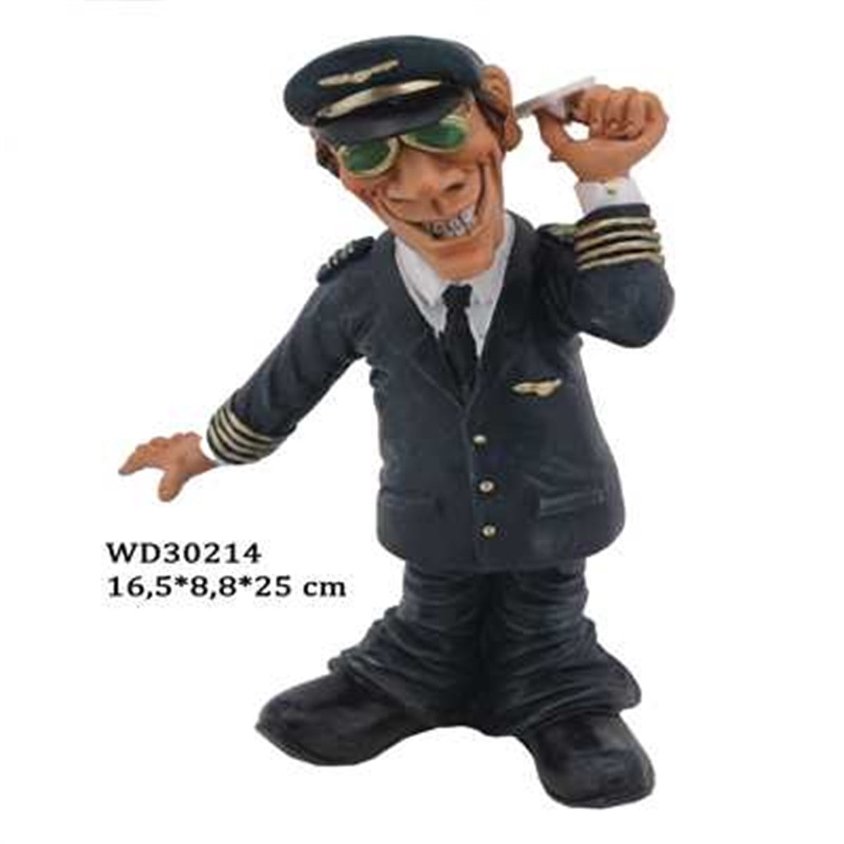 Uçak Atan Erkek Pilot Biblo