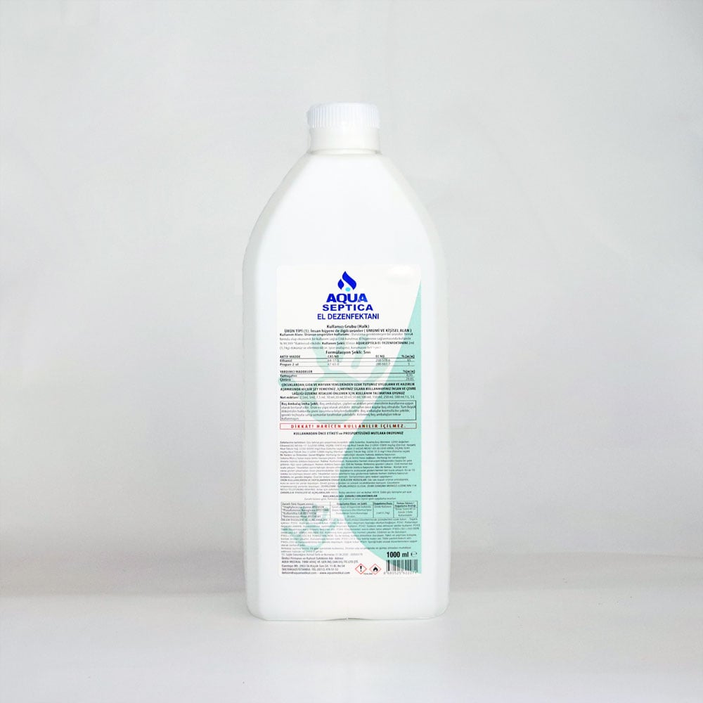 Aqua El ve Cilt Dezenfektanı 1 LT 