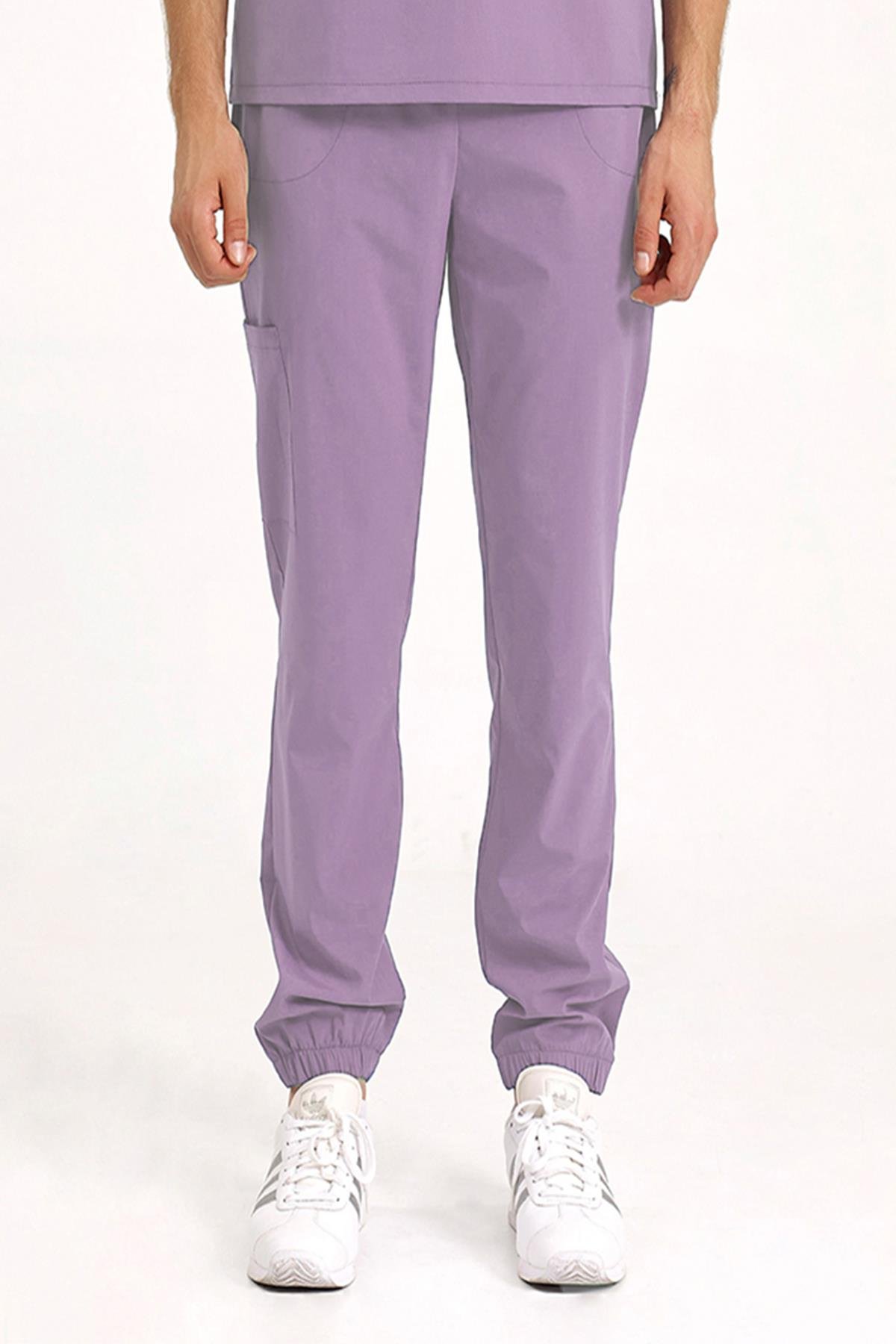 BRL Medizip Lycralı Tek Alt Jogger Pantolon Lila