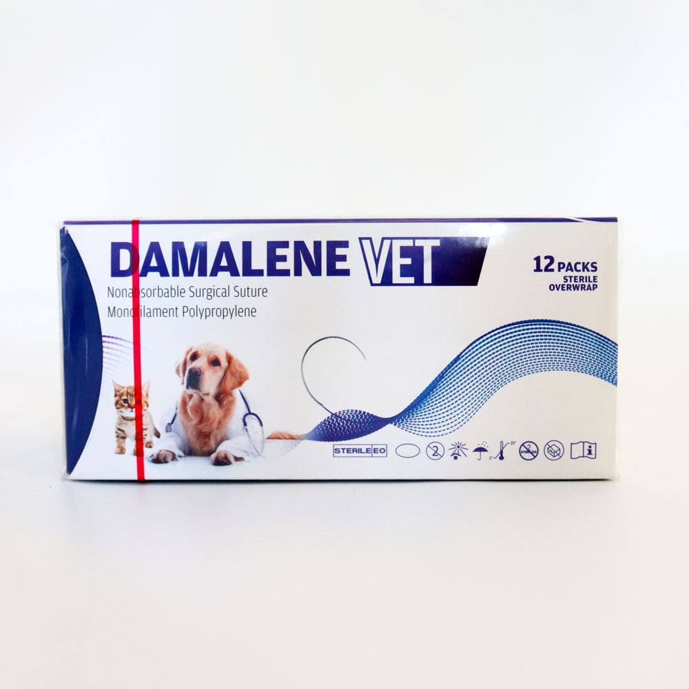 Damalene-Vet Polipropilen (Emilemeyen) Cerrahi İplik 12'li Paket