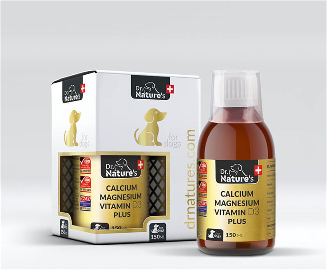 Dr. Nature's Calcium Magnezyum Plus (Köpekler İçin Kalsiyum Eklem Destekleyici Besin Takviyesi) 150 Ml