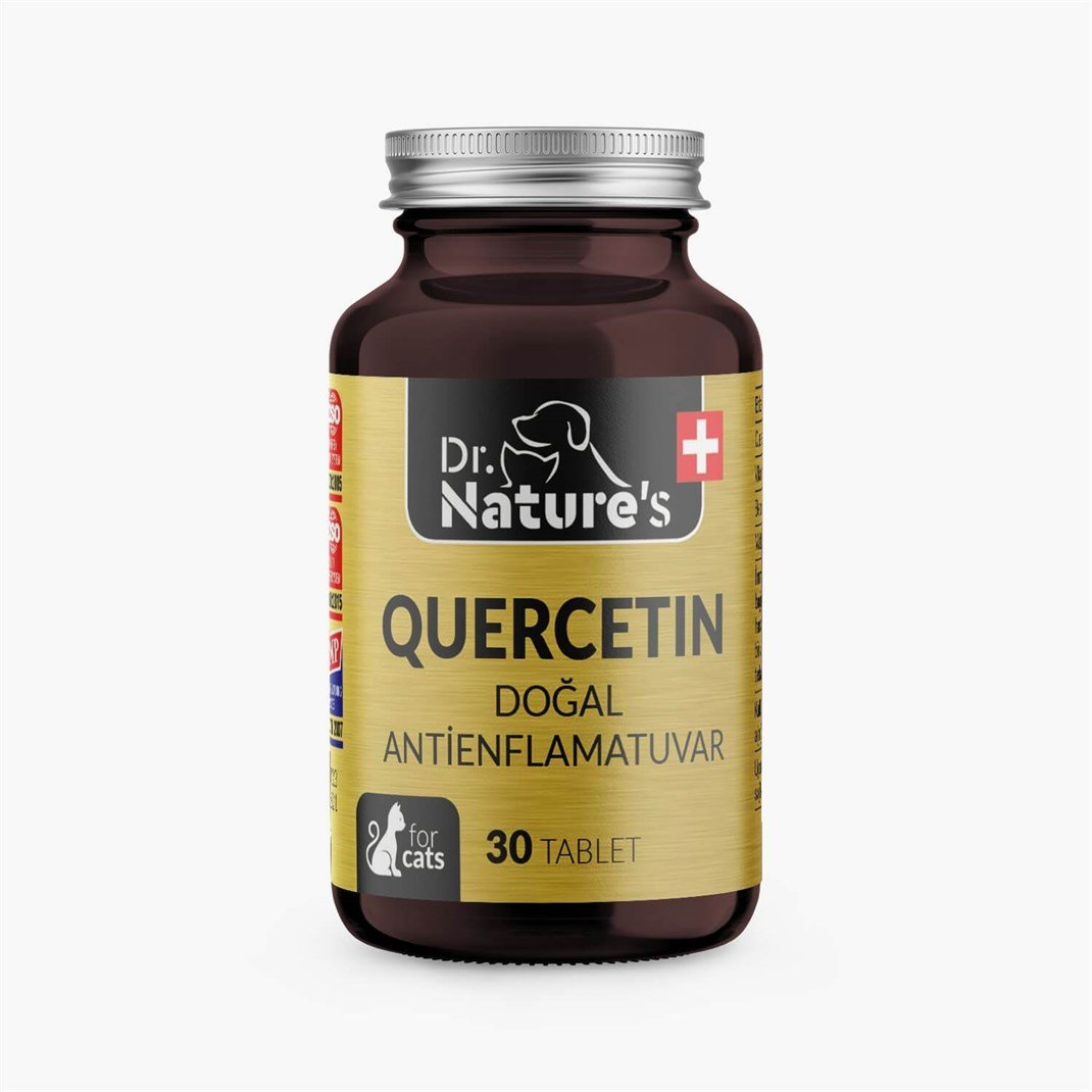Dr. Nature's Quercetin (Kediler İçin Güçlü Bağışıklık Sistemi) 30 Tablet