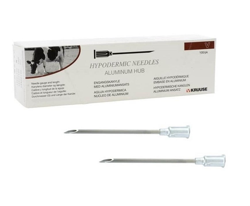 Kruuse Enjektör İğnesi Alüminyum Hub 1,6 x 38mm 100'lü Paket  