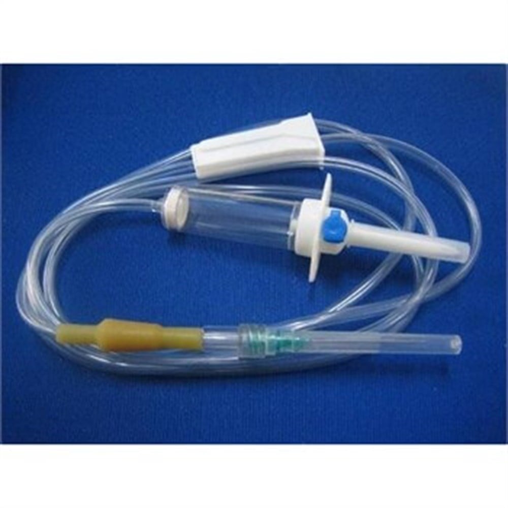 Serum Seti (İnfüzyon Seti) Kilitli (Luer Lock) Yeşil Uçlu